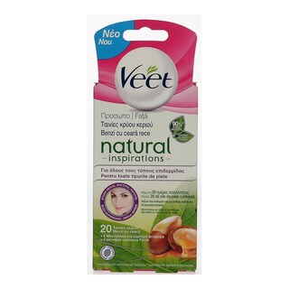 VEET | ΑΠΟΤΡΙΧΩΤΙΚΕΣ ΤΑΙΝΙΕΣ COLD WAX FACE BLOSSOM 20PCS