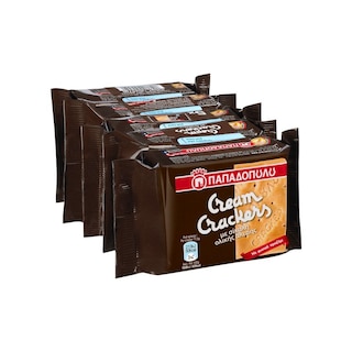 CREAM CRACKERS | Κράκερς Σίκαλης 5x43g