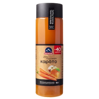 ΟΛΥΜΠΟΣ | Φυσικός Χυμός Μήλο Πορτοκάλι Καρότο 1lt Έκπτωση 0.40Ε