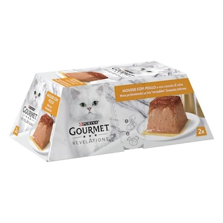 GOURMET | Γατοτροφή Gourmet Revelations Μους Κοτόπουλο 2x57g