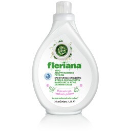 FLERIANA | Υγρό Πλυντηρίου Ρούχων Καμέλια & Σαπούνι Ελιάς 20 Μεζούρες