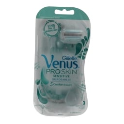 GILLETTE | VENUS PRO SKIN | ΞΥΡΙΣΤΙΚΗ ΜΗΧΑΝΗ (ΣΥΣΤΗΜΑ) SENSITIVE 3 ΤΕΜ