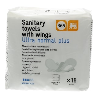 365 | ΣΕΡΒΙΕΤΕΣ ULTRA PLUS NORMAL 18 ΤΕΜ