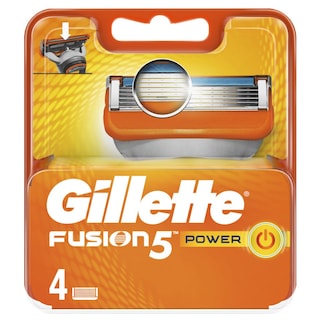 GILLETTE | FUSION POWER | Razor Blades Fusion 5 Power Refills 4 Pieces