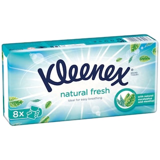 KLEENEX | KLEENEX POCKET HANK.BALS.&MENTH.8X9
