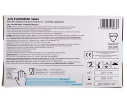 APP | Γάντια Latex Μίας Χρήσης Πουδραρισμένα Large 50 Τεμάχια