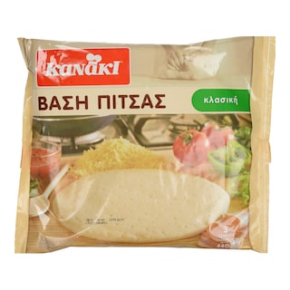 KANAKI | Βάση Πίτσας Κλασική 3 Τεμάχια 660g