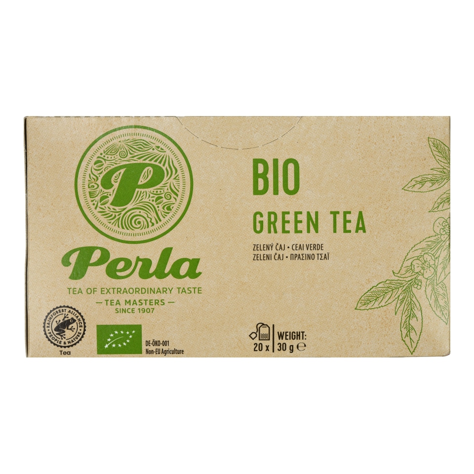 PERLA BEVERAGES Τσάι Πράσινο Bio 20x1.5g