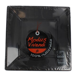 - | ΠΙΑΤΑ ΠΛΑΣΤΙΚΑ ΤΕΤΡΑΓΩΝΑ ΜΑΥΡΑ 18 CM 8 ΤΕΜ