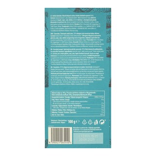 DELICATA | Μαύρη Σοκολάτα Bio 72% Κακάο Τανζανίας 100gr