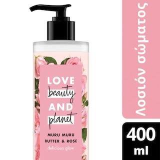 LOVE BEAUTY AND PLANET | Λοσιόν Σώματος Μuru Μuru & Rose 400ml
