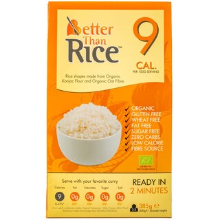 BETTER THAN | Ρύζι Βιολογικό Κόντζακ Χωρίς Γλουτένη 385g