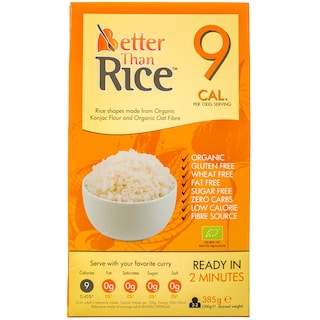 BETTER THAN | Ρύζι Βιολογικό Κόντζακ Χωρίς Γλουτένη 385g