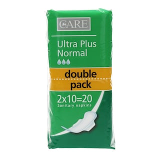 CARE | ΣΕΡΒΙΕΤΕΣ ULTRA PLUS NORMAL DUO 20 ΤΕΜ