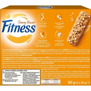 FITNESS | Μπάρες Δημητριακών Honey Fiber 4x20g