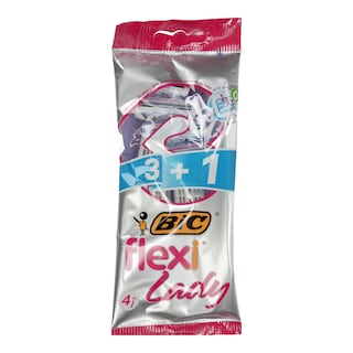 BIC | Ξυραφάκια Μίας Χρήσης Flexi Lady 4 Τεμάχια 3+1 Δώρο