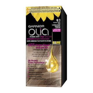 OLIA | Βαφή Μαλλιών Olia Mini Kit 9.1 Ξανθό Πολύ Ανοιχτό Σαντρέ 1 Τεμ.