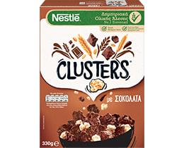 CLUSTERS | Δημητριακά Ολικής Άλεσης με Σοκολάτα 330g