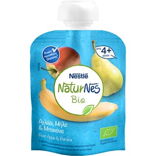 NESTLE | Παιδική Τροφή Αχλάδι Μήλο Μπανάνα Βιολογική 90g