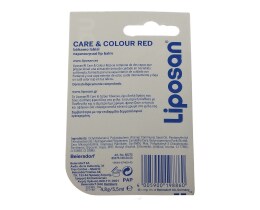 LIPOSAN | ΕΝΥΔΑΤΙΚΟ ΧΕΙΛΙΩΝ CARE AND COLOR RED 4.8 GR