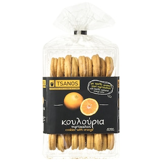 ΤΣΑΝΟΣ | Κουλούρια Γλυκά Πορτοκάλι 300g