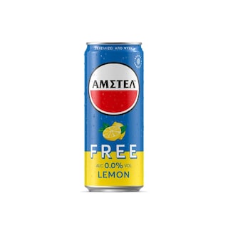 AMSTEL | Μπύρα Free Λεμόνι Χωρίς Αλκοόλ Κουτί 330ml