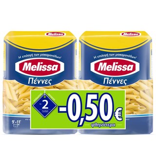 ΜΕΛΙΣΣΑ | Πέννες  2x500g Έκπτωση 0.50Ε