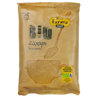 BIO FARMA | Ζάχαρη Βιολογική Καφέ Κρυσταλλική 450gr