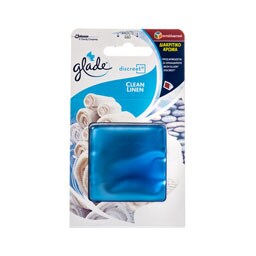 GLADE | Αρωματικό Χώρου Ανταλλακτικό Discreet Clean Linen 1 Τεμάχιο