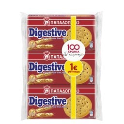 DIGESTIVE | Μπισκότα Digestive 3x250g Έκπτωση 1Ε