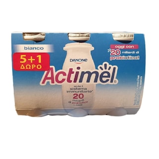 ACTIMEL | Ρόφημα Γιαουρτιού  6x100ml 5+1 Δώρο