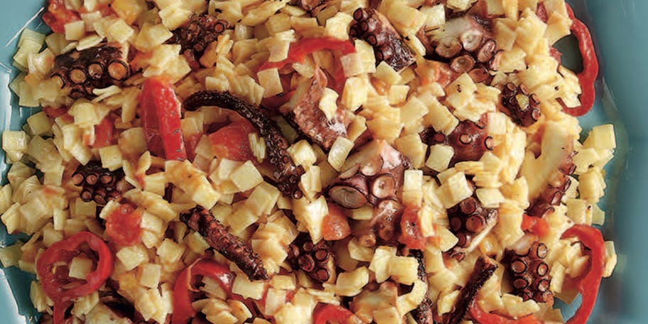 Χταπόδι ραγού µε χυλοπιτάκι