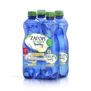 ΖΑΓΟΡΙ | Ανθρακούχο Νερό Μήλο 4 X 500 ml  4 X 500 ml