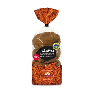 ΚΑΡΑΜΟΛΕΓΚΟΣ | Παξαμάς Κριθαροκουλούρα 600g Έκπτωση 0.40Ε