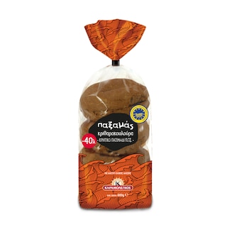 ΚΑΡΑΜΟΛΕΓΚΟΣ | Παξαμάς Κριθαροκουλούρα 600g Έκπτωση 0.40Ε