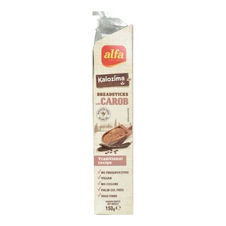 ALFA | Κριτσίνια Καλόζυμα Χαρούπι 150g