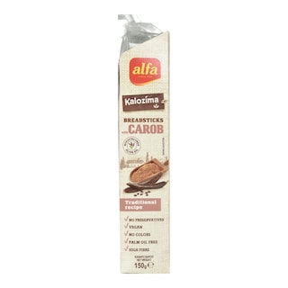 ALFA | Κριτσίνια Καλόζυμα Χαρούπι 150g