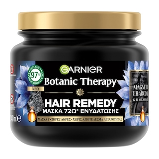 BOTANIC THERAPY | Μάσκα Μαλλιών Magnetic Charcoal 340ml