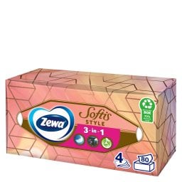 ZEWA | SOFTIS | handkerchief ΚΟΥΤΙ 4 ΦΥΛΛΑ 1 ITEM
