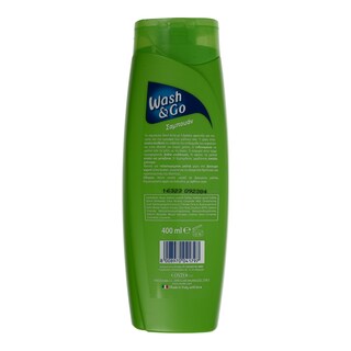 WASH&GO | ΣΑΜΠΟΥΑΝ ΤΑΛΑΙΠΩΡΗΜΕΝΑ ΜΑΛΛΙΑ 400 ML