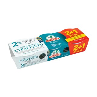 ΦΑΡΜΑ ΚΟΥΚΑΚΗ | Γιαούρτι Στραγγιστό 2% 200g 2+1 Δώρο 2+1