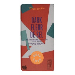 DELICATA | Μαύρη Σοκολάτα Με Ανθό Αλατιού 180gr