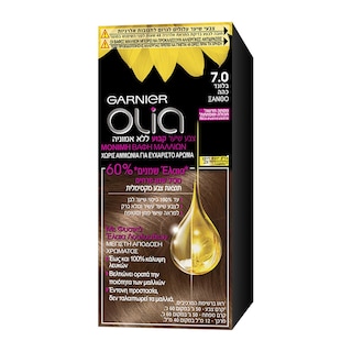 OLIA | Βαφή Μαλλιών Olia Mini Kit 7.0 Ξανθό 1 Τεμ.