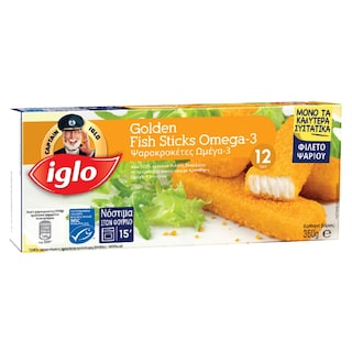 IGLO | ΚΡΟΚΕΤΕΣ ΨΑΡΙΩΝ ΚΑΤΕΨΥΓΜΕΝΟ ΤΥΠΟΠΟΙΗΜΕΝΟ 300GR