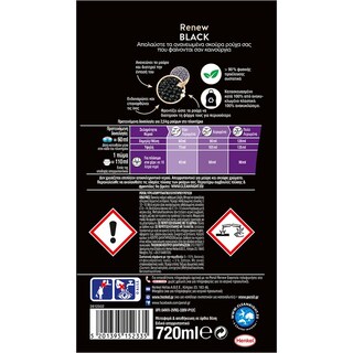 PERSIL | BLACK | Yγρό Πλυντηρίου Ρούχων Σκούρα Renew & Repair 12 Μεζούρες