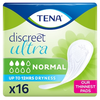 TENA | Σερβιέτες Discreet Ultra Normal 16 Τεμάχια