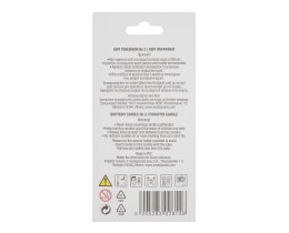 - | Κερί Γενεθλίων Νο2 1 Τεμάχιο