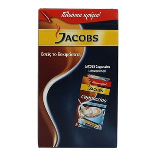 JACOBS | ΣΤΙΓΜΙΑΙΟΣ ΚΑΦΕΣ CAPPUCCINO STICKS 10 Χ 14,4 GR