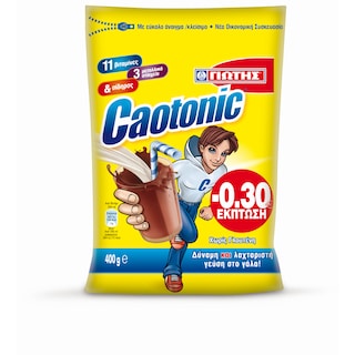 CAOTONIC | Ρόφημα Στιγμής Κακάο 400gr Έκπτωση 0.30E
