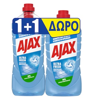 AJAX | ULTRA | Υγρό Καθαρισμού Ultra Fresh 1.5lt + 1lt Δώρο